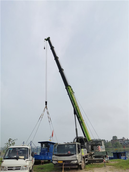 平潭县桥梁建设吊装案例